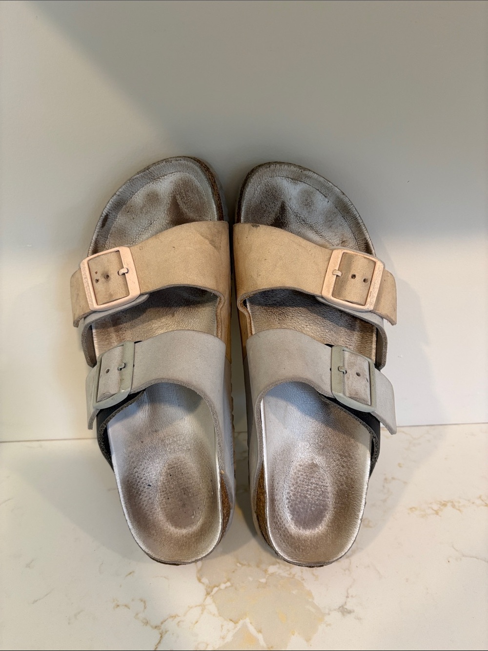 Birkenstock US 8.5 Women’s Arizona Duo Tone
